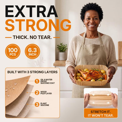 Air Fryer Paper Liners™- 100Pcs