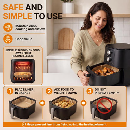 Air Fryer Paper Liners™- 100Pcs