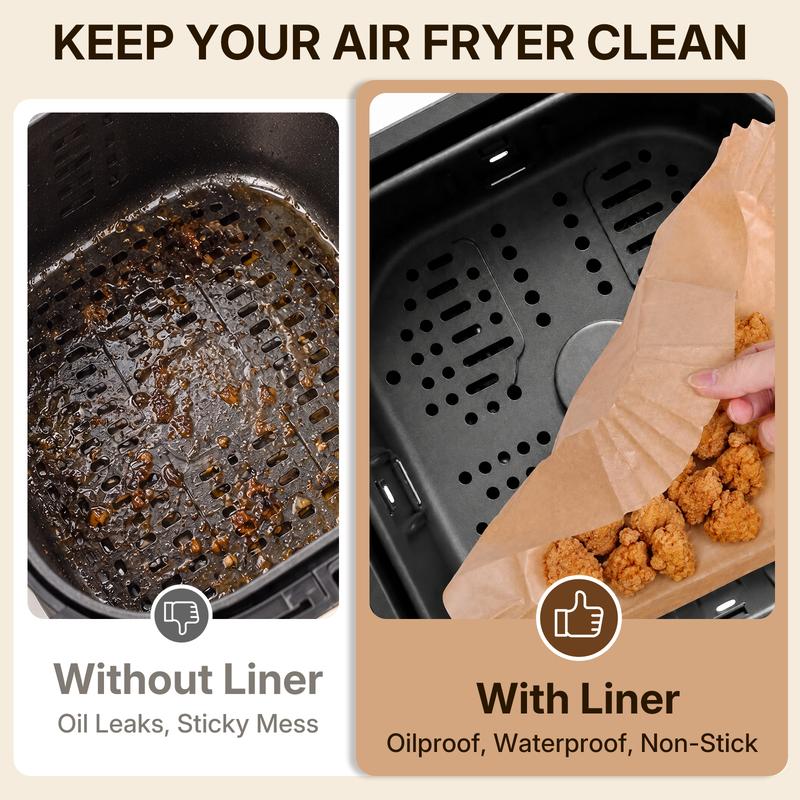 Air Fryer Paper Liners™- 100Pcs